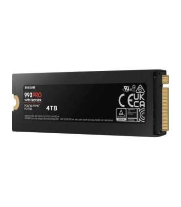 Samsung 990 PRO with Heatsink 4000 GB SSD form factor M.2 2280 Solid-state drive interface M.2 NVME Read speed