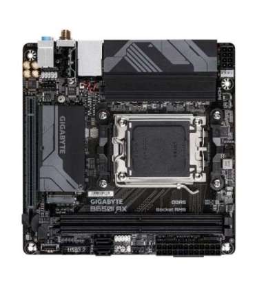 Gigabyte B650I AX 1.0 Processor family AMD Processor socket AM5 DDR5 DIMM Supported hard disk drive interfaces