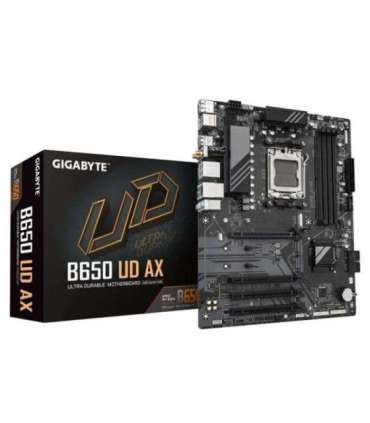 Gigabyte B650 UD AX Processor family AMD Ryzen Processor socket AM5 DDR5 Number of SATA connectors 4