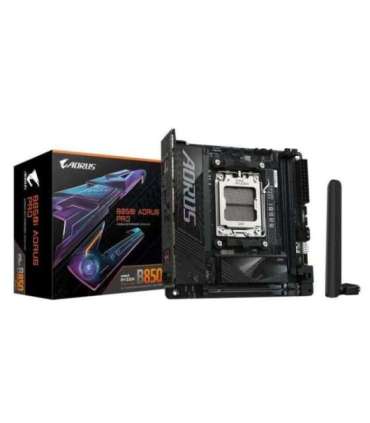 Gigabyte B850I AORUS PRO Processor family AMD Processor socket AM5 DDR5 Supported hard disk drive interfaces