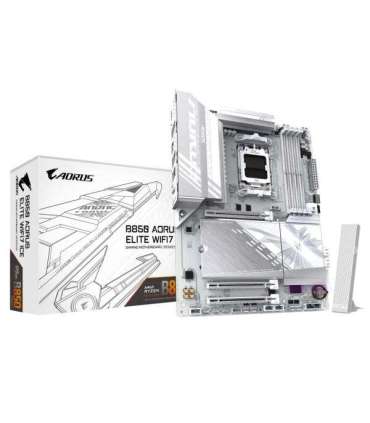 Gigabyte B850 A ELITE WF7 ICE Processor family AMD Processor socket AM5 DDR5 Supported hard disk drive