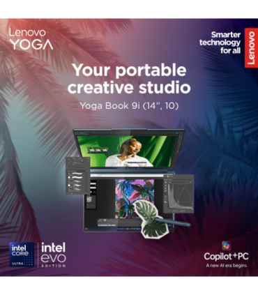 Lenovo Yoga Book 9 14IAH10 Tidal Teal 2x14 " OLED Touchscreen 2.8K WQXGA+ 2880 x 1800 pixels Glossy |