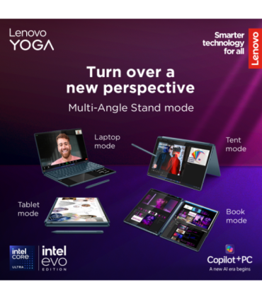 Lenovo Yoga Book 9 14IAH10 Tidal Teal 2x14 " OLED Touchscreen 2.8K WQXGA+ 2880 x 1800 pixels Glossy |