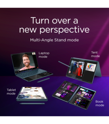 Lenovo Yoga Book 9 14IAH10 Tidal Teal 2x14 " OLED Touchscreen 2.8K WQXGA+ 2880 x 1800 pixels Intel Core