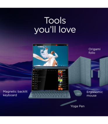 Lenovo Yoga Book 9 14IAH10 Tidal Teal 2x14 " OLED Touchscreen 2.8K WQXGA+ 2880 x 1800 pixels Intel Core
