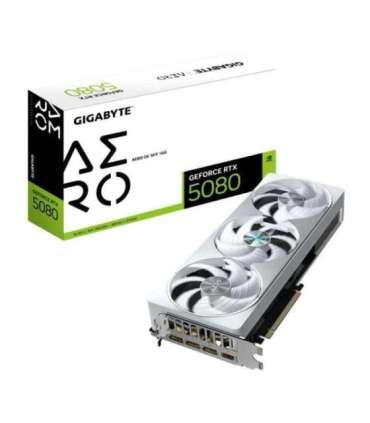 Gigabyte GeForce RTX 5080 AERO OC SFF 16G NVIDIA 16 GB GeForce RTX 5080 GDDR7 HDMI ports quantity 1 PCI-E