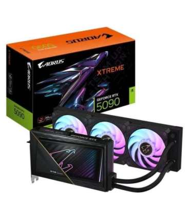 Gigabyte AORUS GeForce RTX 5090 XTREME WATERFORCE 32G NVIDIA 32 GB GeForce RTX 5090 GDDR7 HDMI ports quantity