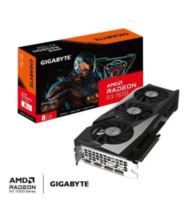 Gigabyte Radeon RX 7600 GAMING OC 8G AMD 8 GB Radeon RX 7600 GDDR6 HDMI ports quantity 2 PCI-E 4.0