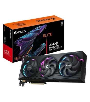 Gigabyte AORUS Radeon RX 9070 XT ELITE 16G AMD 16 GB Radeon RX 9070 XT HDMI ports quantity 1 PCI-E 5.0