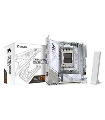 Gigabyte X870I AORUS PRO ICE Processor family AMD Processor socket AM5 DDR5 SDRAM Supported hard disk drive