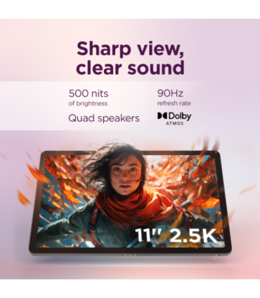 Lenovo Tab (without power adapter) Idea Tab 11 " Luna Grey IPS 2560x1600 pixels MediaTek Dimensity 6300 |
