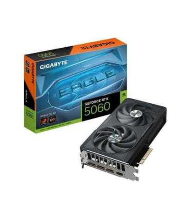 Gigabyte GeForce RTX 5060 EAGLE OC 8G NVIDIA 8 GB GeForce RTX 5060 GDDR7 HDMI ports quantity 1 PCI-E 5.0