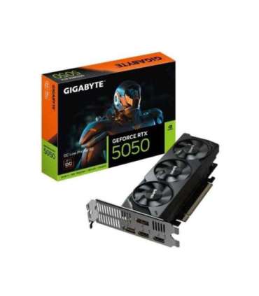 Gigabyte GeForce RTX 5050 OC Low Profile 8G NVIDIA 8 GB GeForce RTX 5050 GDDR6 HDMI ports quantity 2 PCI-E