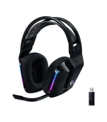 Logitech Gaming Headset G G733 Wireless Over-Ear Noise canceling Wireless Black