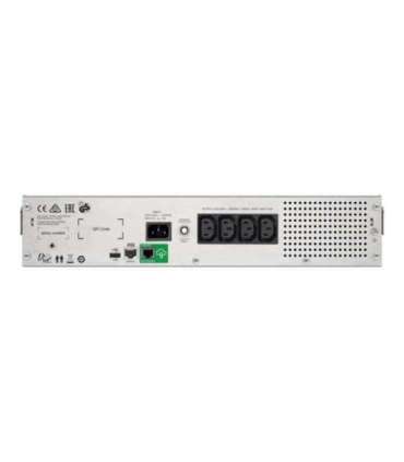 Schneider Electric APC Smart-UPS C, Rackmount 2U, 4x IEC C13 outlets, SmartConnect port, USB and serial communication,