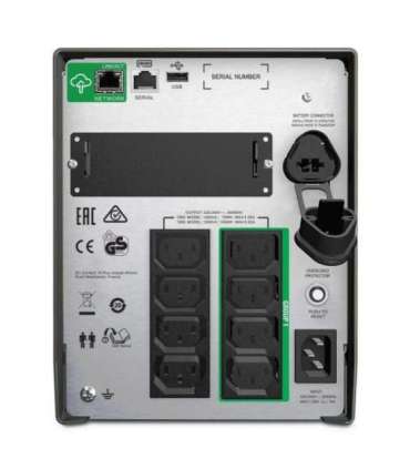 Schneider Electric APC Smart-UPS, Tower, 8x IEC C13 outlets, SmartConnect Port+SmartSlot, AVR, LCD SMT1000IC 1000 VA