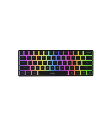 Genesis THOR 660 G2 Gaming keyboard Wireless/Wired US Black 2.4 GHz, Bluetooth, USB Linear