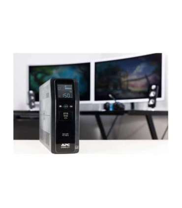 APC Back UPS Pro BR 1600VA, Sinewave,8 Outlets, AVR, LCD interface Schneider Electric
