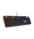 MSI STRIKE 600 SILENT US Gaming Keyboard Wired US USB 2.0 KAILH Midnight PRO Silent Tactile