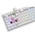 Genesis Thor 404 Mechanical Gaming Keyboard Wired US White USB Gateron Yellow Pro