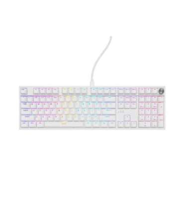 Genesis Thor 404 Mechanical Gaming Keyboard Wired US White USB Gateron Yellow Pro