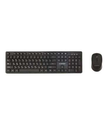 Gembird KBS-WCH-04-RU Keyboard and Mouse Set Wireless Russian Black