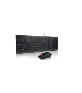 Lenovo Combo Keyboard and Mouse Essential Keyboard Wired Lithuanian Black