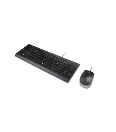 Lenovo Combo Keyboard and Mouse Essential Keyboard Wired Lithuanian Black