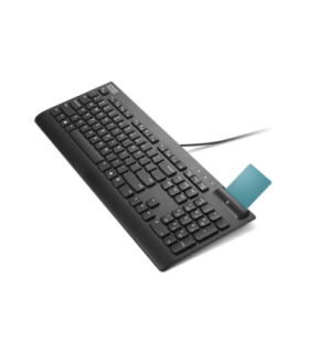 Lenovo Smartcard II Keyboard Wired Estonian Black USB-A Plunger type switch