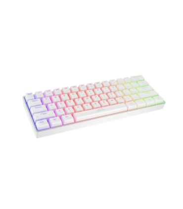 Genesis THOR 660 G2 Gaming keyboard Wireless/Wired US White 2.4 GHz, Bluetooth, USB Tactile