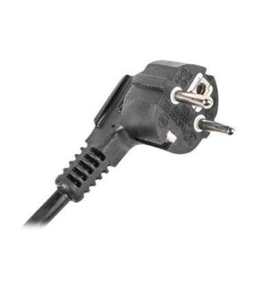 Lanberg Power Distribution unit (PDU) 19" 1U 16A 2m 7X Schuko oulets PDU-07F-0200-BK