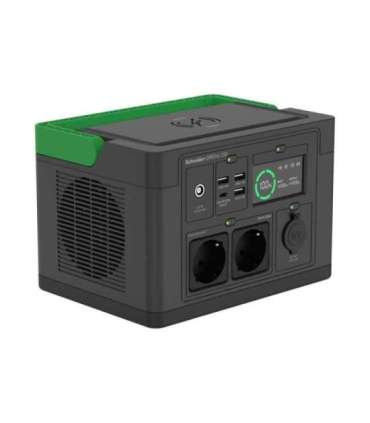 Schneider Electric Schneider OffGrid Portable Power Station 330, 230V, 332Wh Lithium-ion, LCD, 2 CEE 7/3 Schuko outlets,