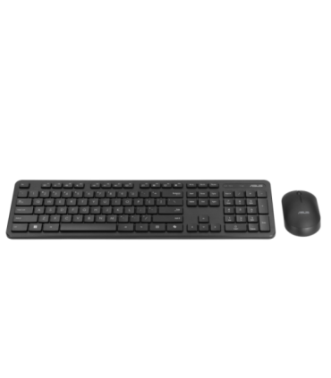 Asus CW100 Keyboard and Mouse Set Wireless Russian Black RF 2.4GHz
