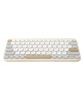 Asus Marshmallow KW100 Keyboard Wireless US International Oat Milk Bluetooth