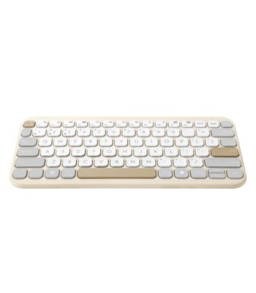 Asus Marshmallow KW100 Keyboard Wireless US International Oat Milk Bluetooth