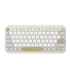 Asus Marshmallow KW100 Keyboard Wireless US International Oat Milk Bluetooth