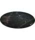Arozzi ZONA Round Floor Pad - Black Marble