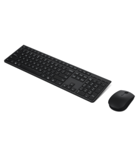 Lenovo Professional Wireless Rechargeable Combo Keyboard and Mouse Keyboard and Mouse Set Wireless Mouse included
