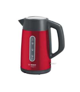 Bosch Kettle DesignLine TWK4P434 Electric 2400 W 1.7 L Stainless steel 360° rotational base Red/Black