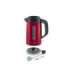 Bosch Kettle DesignLine TWK4P434 Electric 2400 W 1.7 L Stainless steel 360° rotational base Red/Black