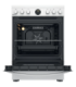 INDESIT Cooker IS67V8CHW/E Hob type Vitroceramic Oven type Electric White Width 60 cm Grilling Depth 60