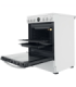 INDESIT Cooker IS67V8CHW/E Hob type Vitroceramic Oven type Electric White Width 60 cm Grilling Depth 60