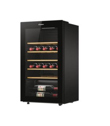 Candy Wine Cooler 438063 Energy efficiency class G Free standing Bottles capacity 34 Black