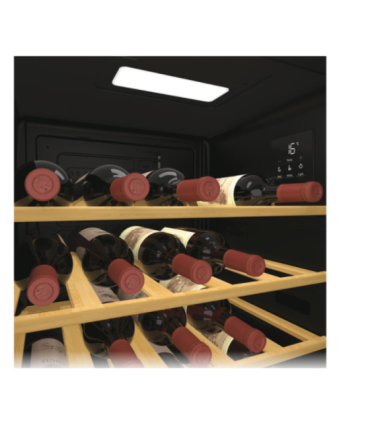 Candy Wine Cooler 438063 Energy efficiency class G Free standing Bottles capacity 34 Black