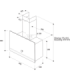 Whirlpool Hood WHVA 62F LM K Wall mounted Energy efficiency class A Width 59.8 cm 485 m³/h Mechanical LED