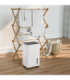 Duux Smart Dehumidifier Bora Power 169 W Suitable for rooms up to 30 m² Water tank capacity 2.5 L White