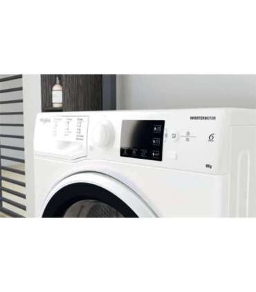 Whirlpool Washing machine WRBSB 6249 W EU Energy efficiency class C Front loading Washing capacity 6 kg 1200