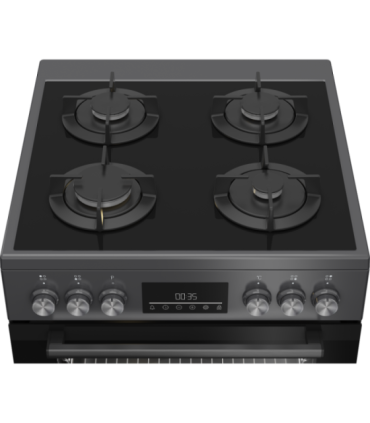 BEKO Cooker FBM62330GADSN Hob type Gas Oven type Electric Grey Width 60 cm Grilling LED Depth 60 cm 72