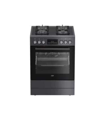 BEKO Cooker FBM62330GADSN Hob type Gas Oven type Electric Grey Width 60 cm Grilling LED Depth 60 cm 72