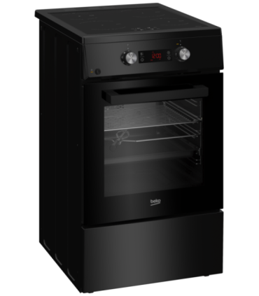 BEKO Cooker FSM59305BDT Hob type Induction Oven type Electric Black Width 50 cm Grilling Depth 60 cm 60